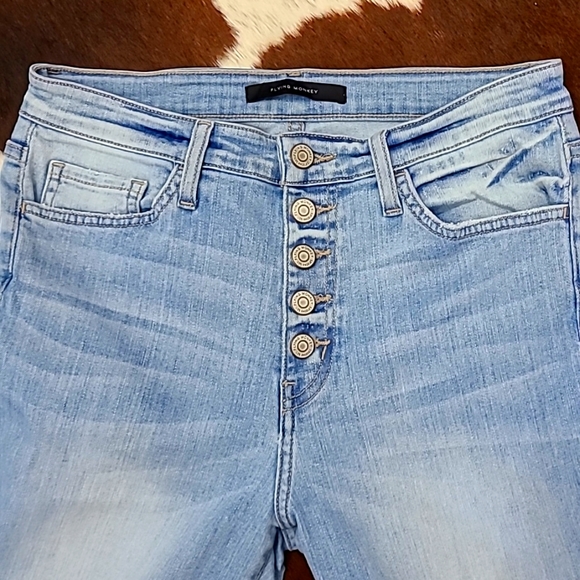 Flying Monkey Flare Bottom Jeans - Picture 6 of 7